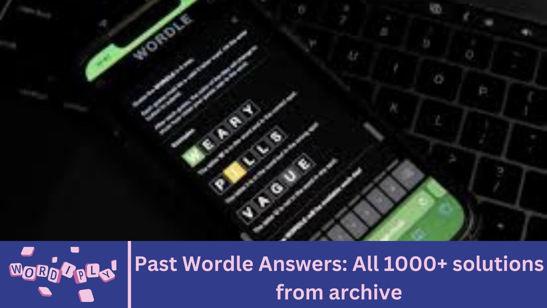 Past Wordle Answers: All 1000+ solutions from archive