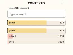 At the start of a Contexto game, you’ll see the game number, a counter for your guesses, and a box where you can enter your guesses. For your initial guess, type a word into the box and submit it. If the word is not found in the Contexto dictionary, it will not be accepted, and you’ll need to choose a different word.