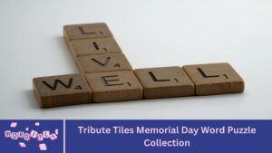 Tribute Tiles Memorial Day Word Puzzles Collection